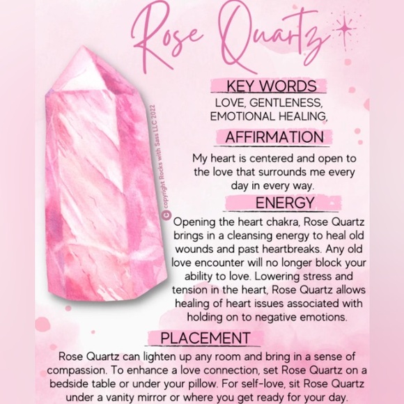 Rose Quartz Chakra Crystal Teardrop Dangle Earrings - Picture 10 of 10